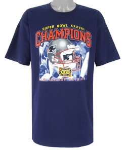 Nfl New England Patriots Super Bowl Xxxviii Champions 2004 Vintage T-Shirt, Unisex Sport Sweatshirt, Hoodie Gift