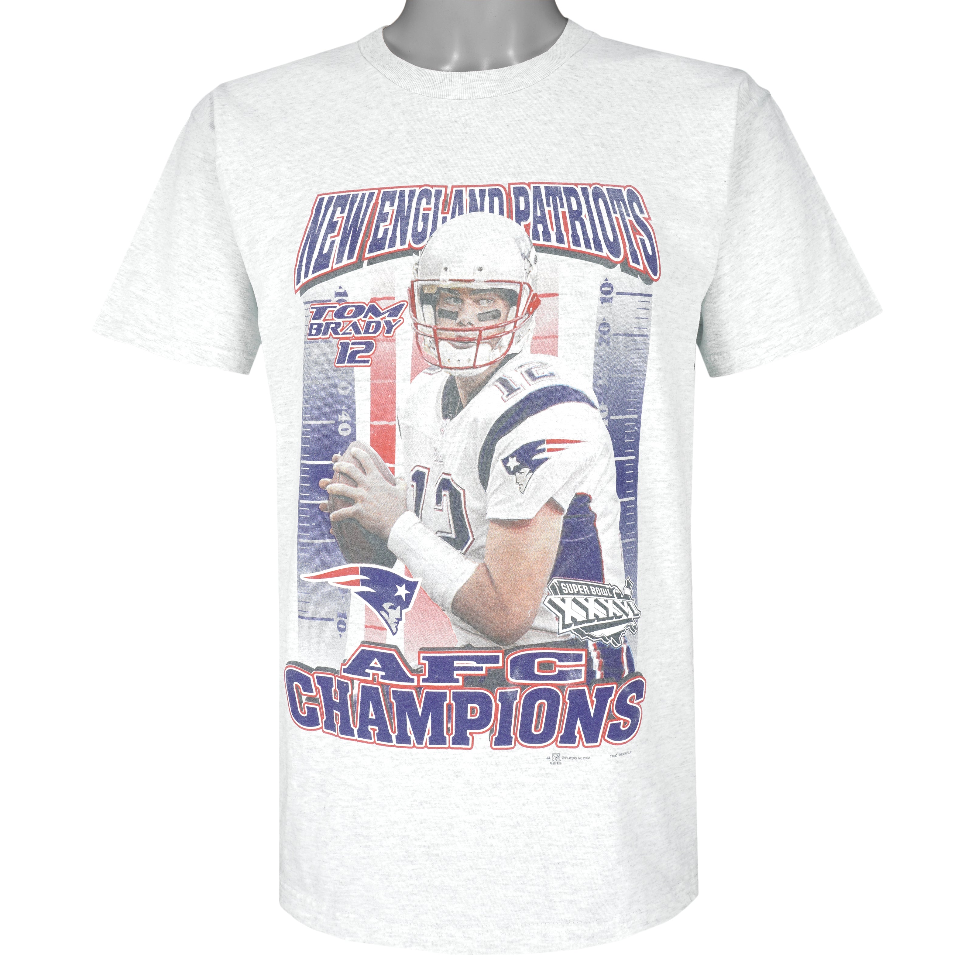 Nfl New England Patriots Tom Brady No. 12 T-Shirt 2002 Vintage Tshirt Unisex Sport Sweatshirt Hoodie Gift