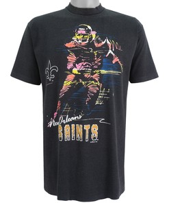 Nfl New Orleans Saints Spell-Out T-Shirt 1991 Vintage Tshirt Unisex Sport Sweatshirt Hoodie Gift