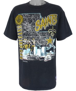 Nfl New Orleans Saints Stadium Map T-Shirt 1990S Vintage Tshirt Unisex Sport Sweatshirt Hoodie Gift