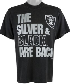 Nfl Oakland Raiders Spell-Out T-Shirt 1990S Vintage Tshirt Unisex Sport Sweatshirt Hoodie Gift