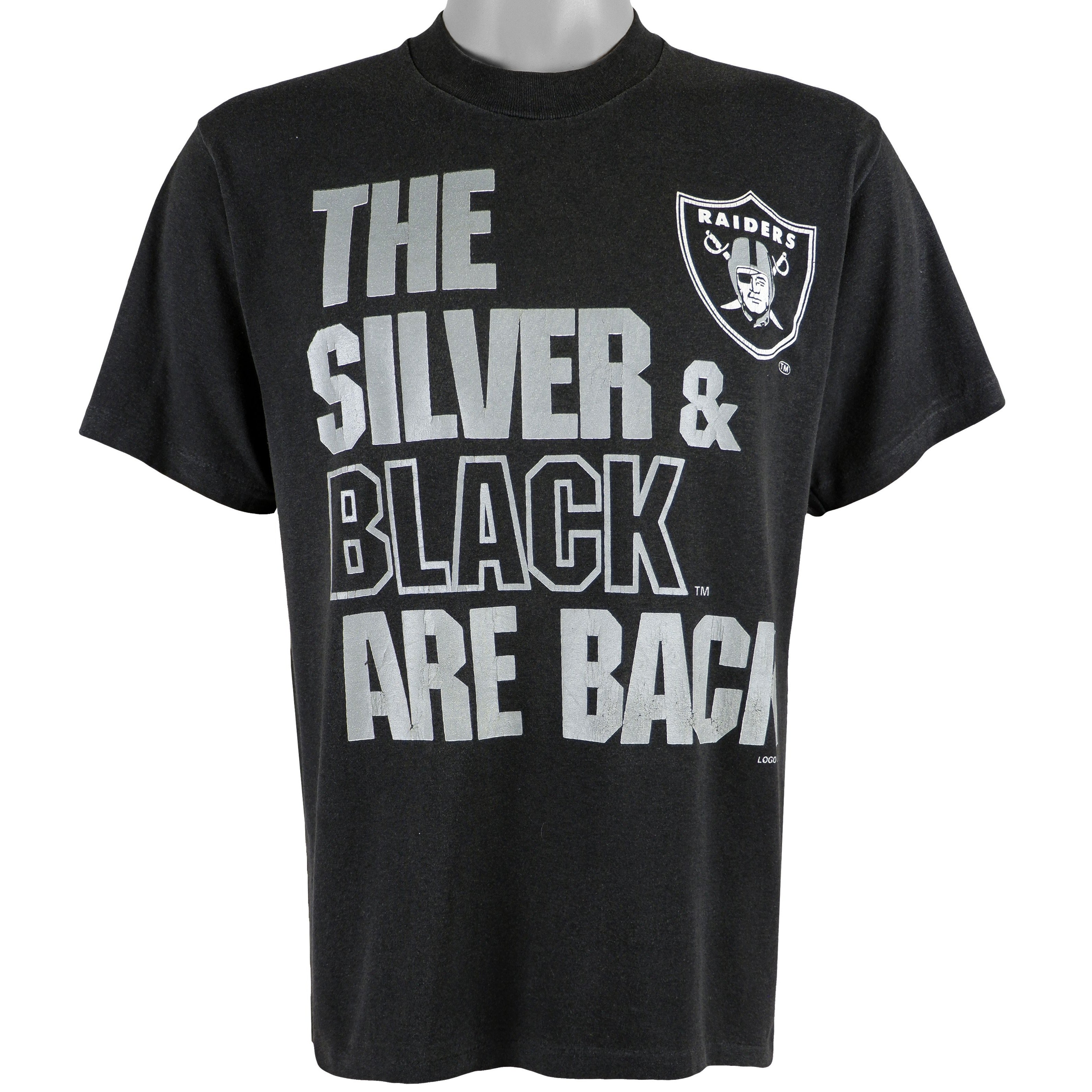 Nfl Oakland Raiders Spell-Out T-Shirt 1990S Vintage Tshirt Unisex Sport Sweatshirt Hoodie Gift