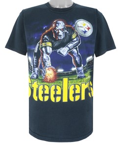 Nfl Pittsburgh Steelers Big Logo T-Shirt 1990S Vintage Tshirt Unisex Sport Sweatshirt Hoodie Gift