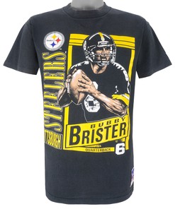 Nfl Pittsburgh Steelers Bubby Brister Stat T-Shirt 1990S Vintage Tshirt Unisex Sport Sweatshirt Hoodie Gift