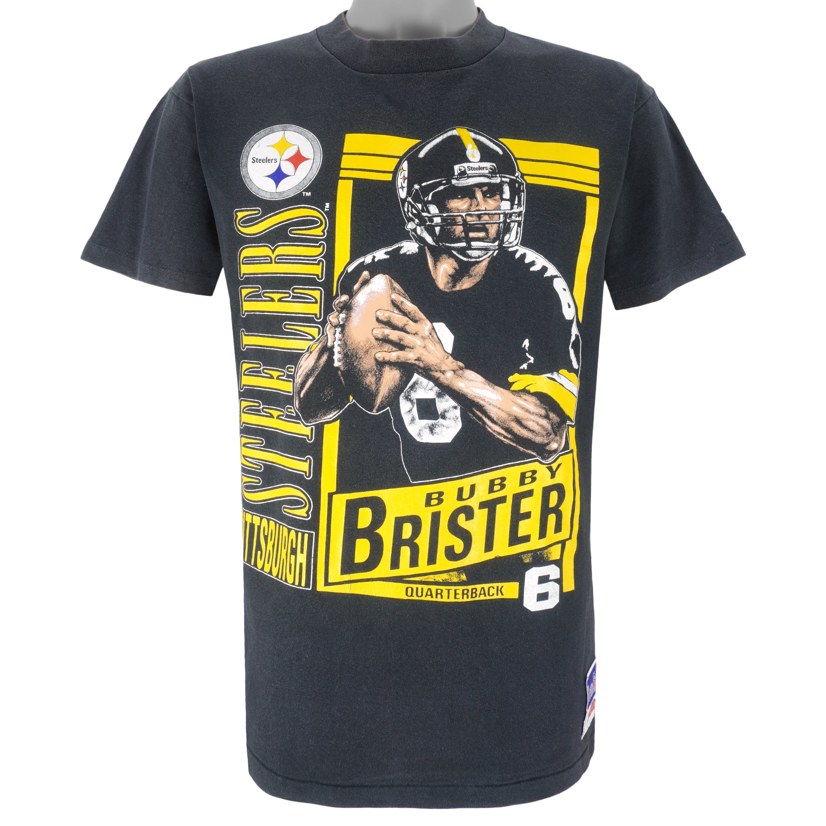 Nfl Pittsburgh Steelers Bubby Brister Stat T-Shirt 1990S Vintage Tshirt Unisex Sport Sweatshirt Hoodie Gift
