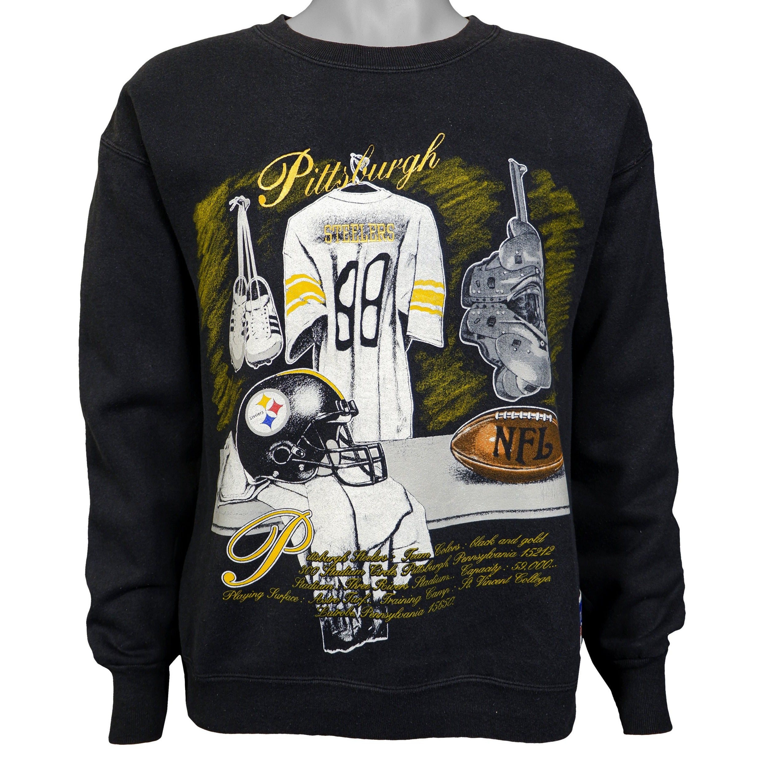 Nfl Pittsburgh Steelers Crew Neck Sweatshirt 1990S Vintage Unisex Sweatshirt American Football Shirt, Gift For Dad