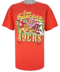 Nfl Red San Francisco 49Ers T-Shirt 1990 Vintage Tshirt Unisex Sport Sweatshirt Hoodie Gift