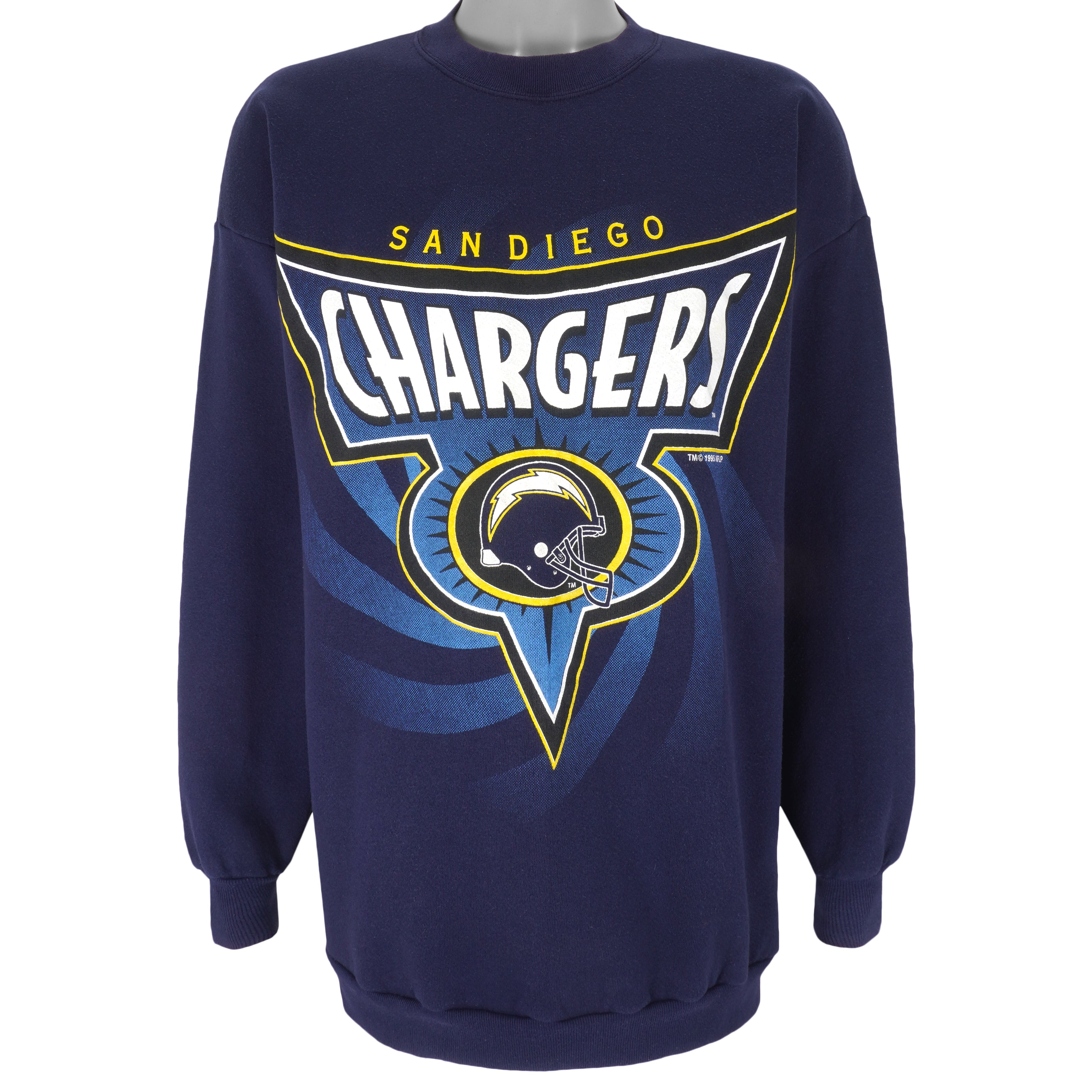 Nfl San Diego Chargers Crew Neck Sweatshirt 1995 Vintage Unisex Sweatshirt American Football Shirt, Gift For Dad