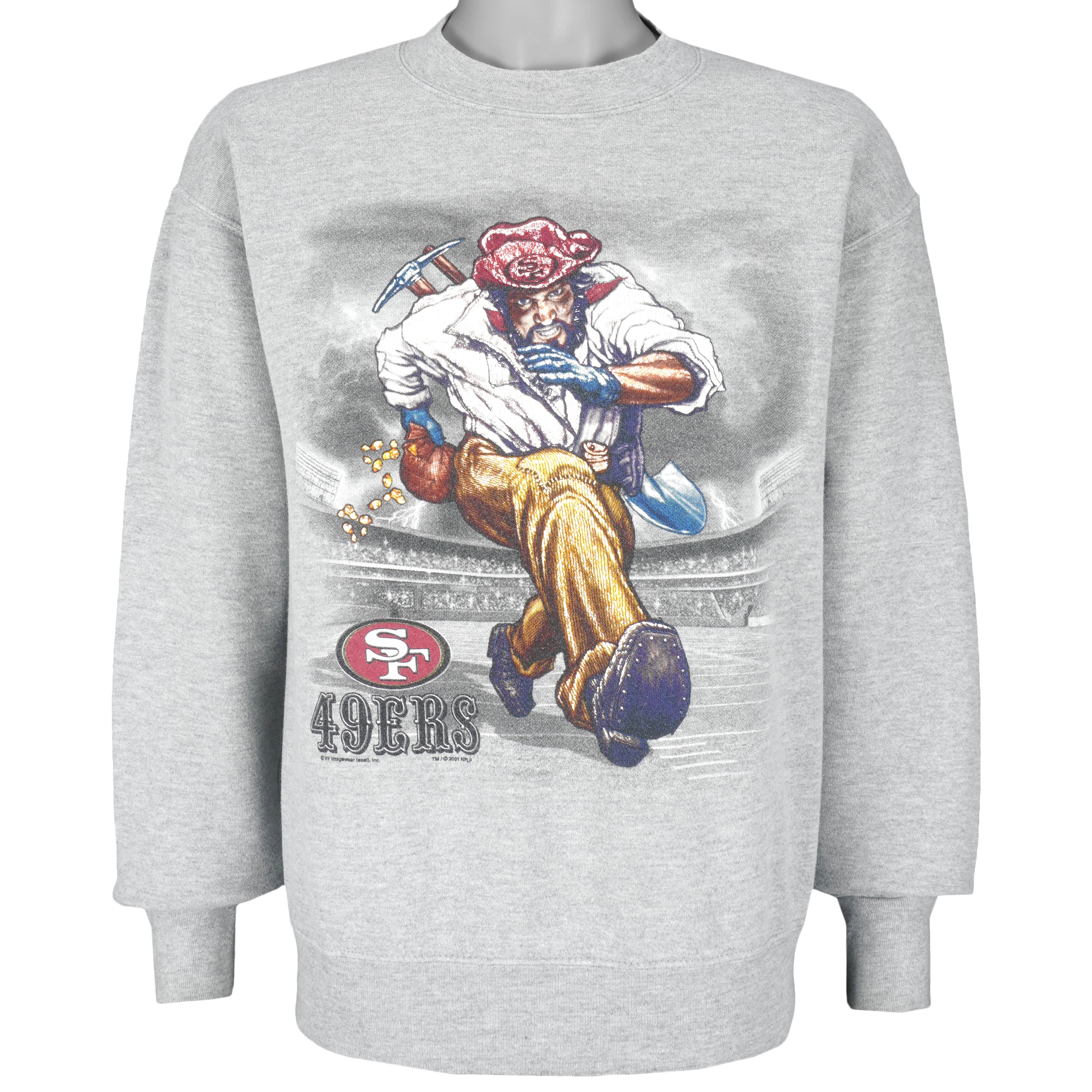 Nfl San Francisco 49Ers Crew Neck Sweatshirt 2001 Vintage Tshirt Unisex Sport Sweatshirt Hoodie Gift