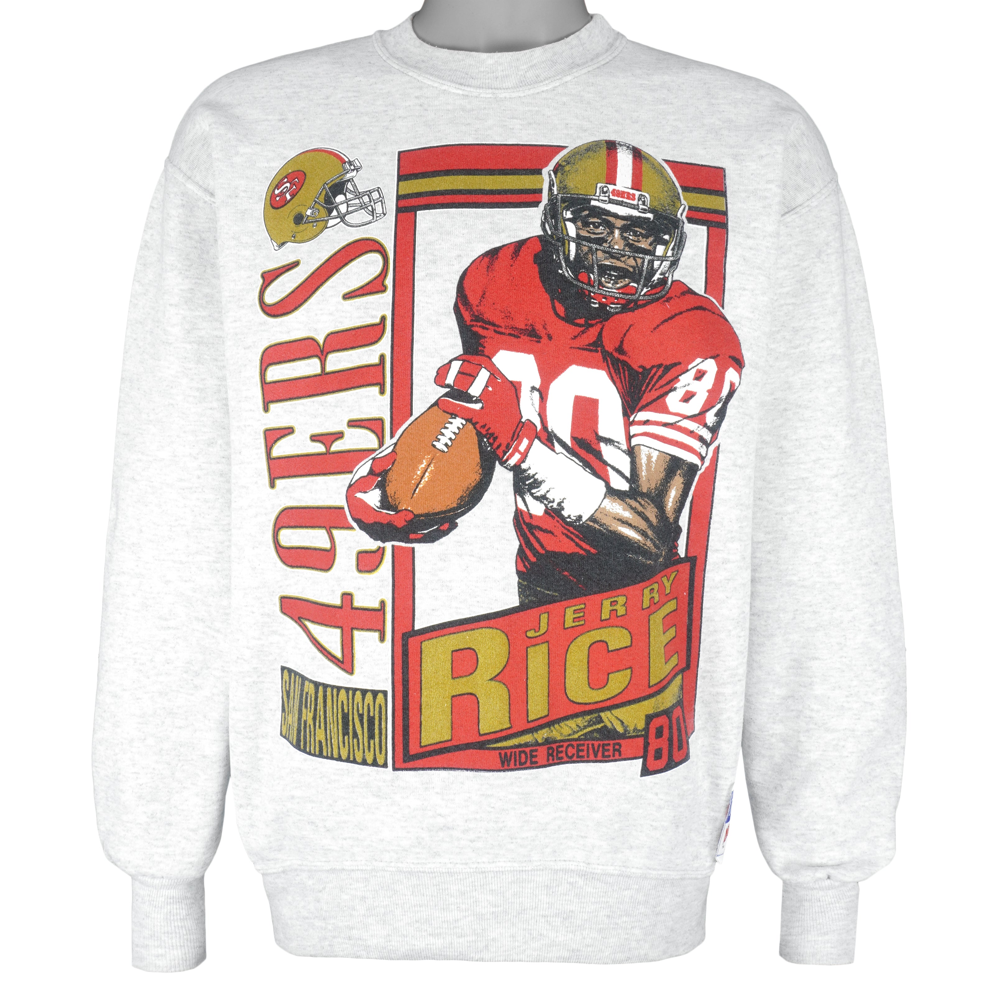 Nfl San Francisco 49Ers Jerry Rice Stat Sweatshirt 1990S Vintage Unisex Sweatshirt American Football Shirt, Gift For Dad