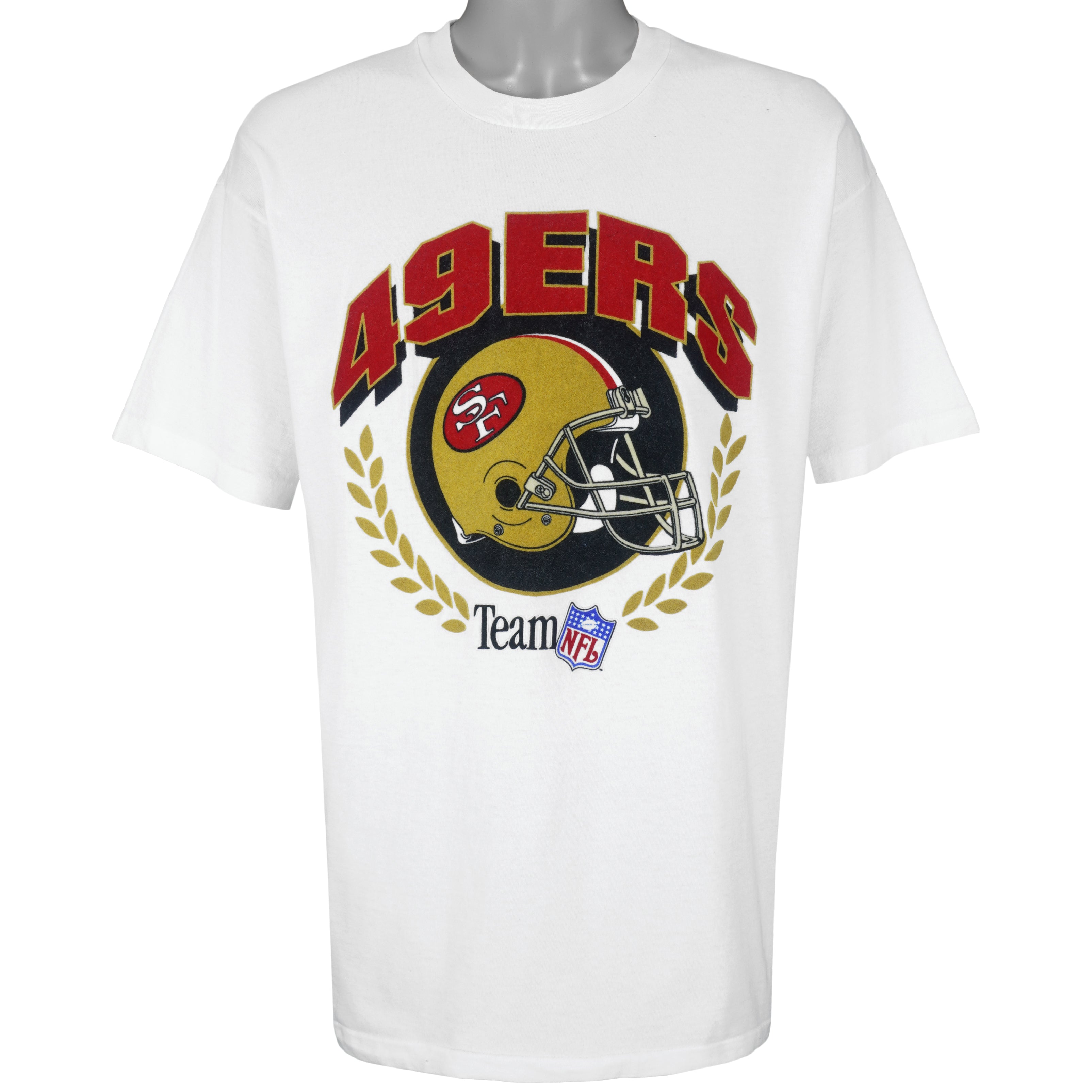 Nfl San Francisco 49Ers Spell-Out T-Shirt 1990S Vintage Tshirt Unisex Sport Sweatshirt Hoodie Gift