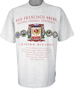 Nfl San Francisco 49Ers T-Shirt 1990S Vintage Tshirt Unisex Sport Sweatshirt Hoodie Gift