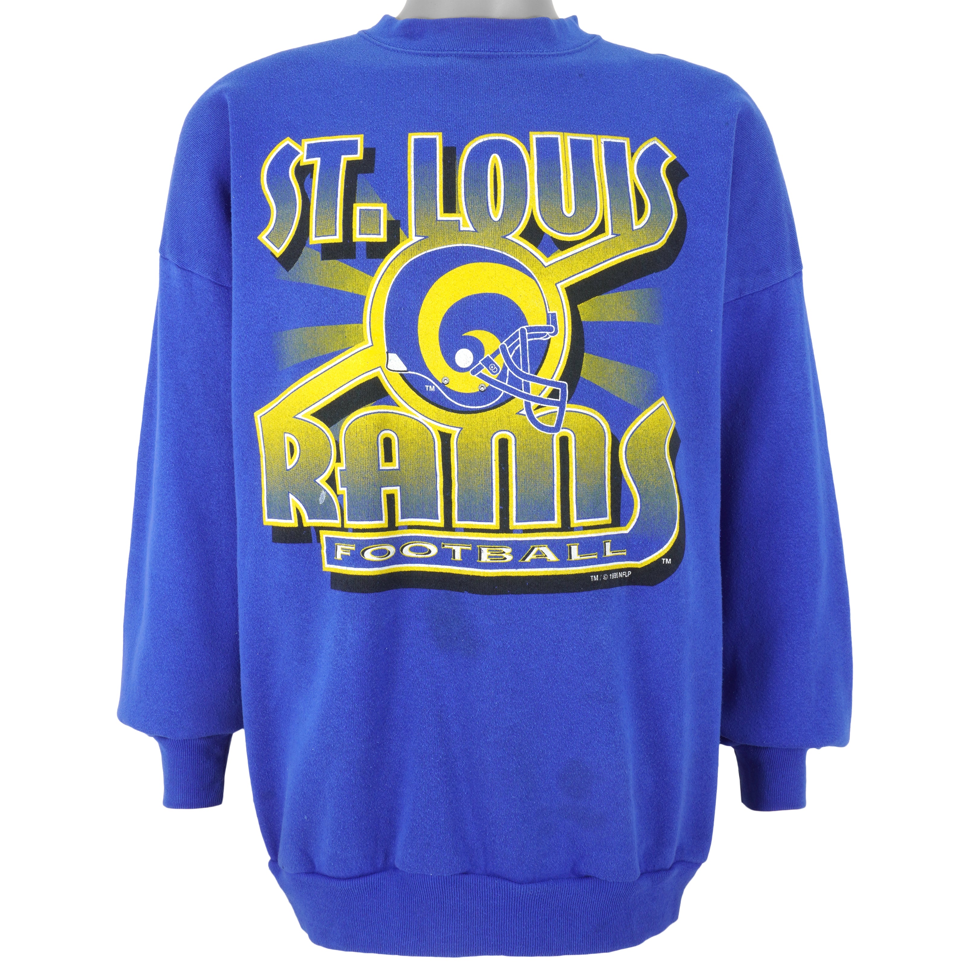 Nfl St. Louis Rams Crew Neck Sweatshirt 1995 Vintage Unisex Sweatshirt American Football Shirt, Gift For Dad
