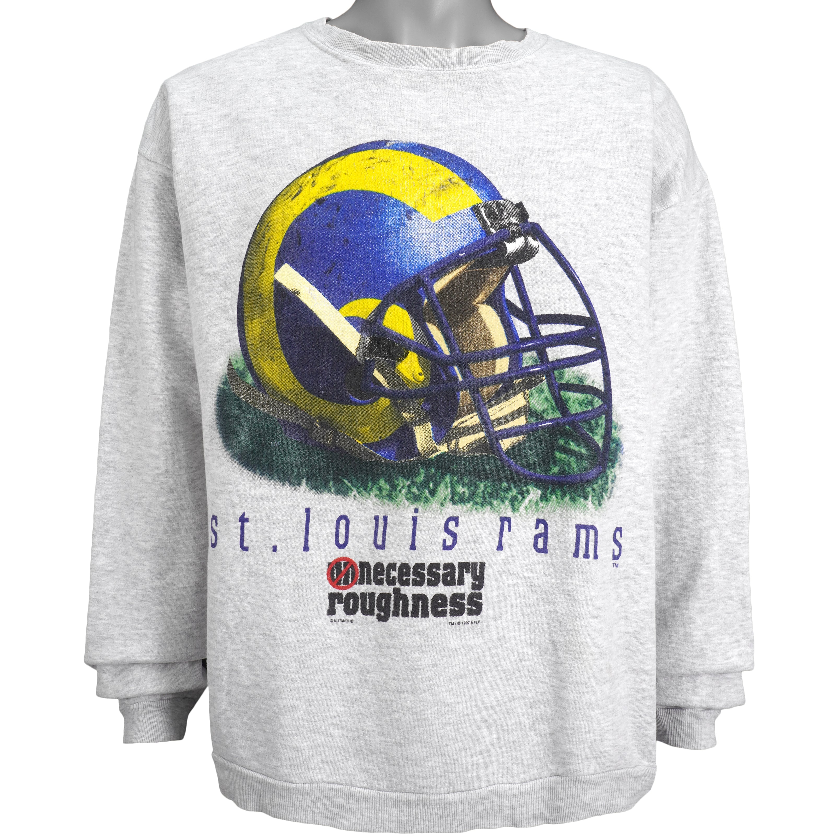 Nfl St. Louis Rams Crew Neck Sweatshirt 1997 Vintage Unisex Sweatshirt American Football Shirt, Gift For Dad