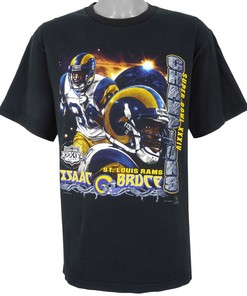 Nfl St. Louis Rams Isaac Bruce T-Shirt 2000 Vintage Tshirt Unisex Sport Sweatshirt Hoodie Gift