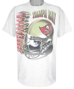 Nfl Tampa Bay Buccaneers Helmet Single Stitch T-Shirt 1990S Vintage Tshirt Unisex Sport Sweatshirt Hoodie Gift