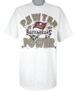 Nfl Tampa Bay Buccaneers Pewter Power T-Shirt 1997 Vintage Tshirt Unisex Sport Sweatshirt Hoodie Gift