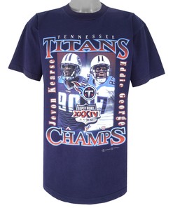 Nfl Tennessee Titans Afc Champs Kearse & George T-Shirt 2000 Vintage Tshirt Unisex Sport Sweatshirt Hoodie Gift