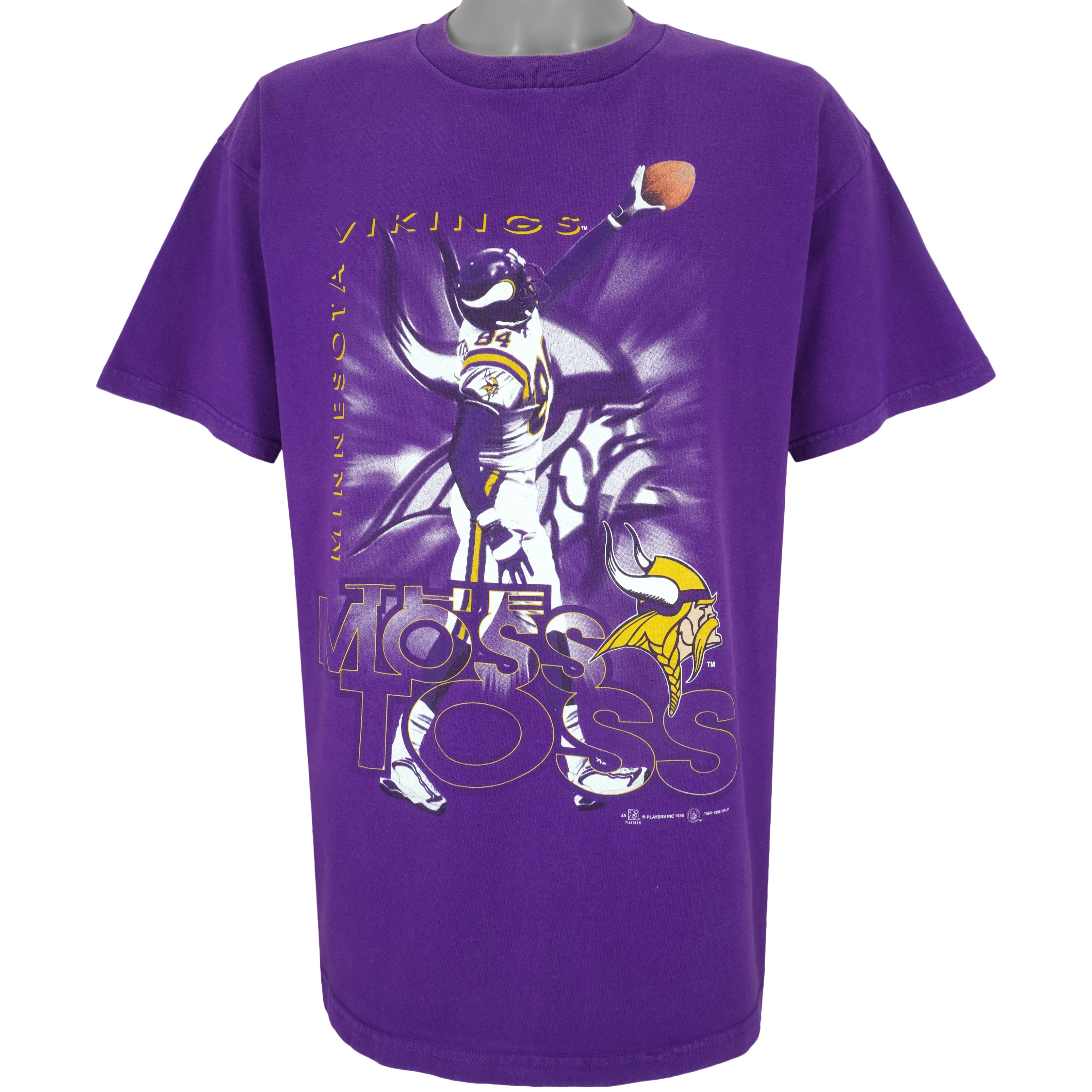 Nfl Vikings, The Moss Toss T-Shirt 1998 Vintage Tshirt Unisex Sport Sweatshirt Hoodie Gift