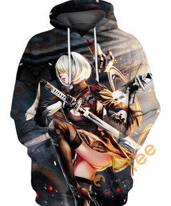 Nier: Automata No.2 Type B All Over Print 3D Hoodie