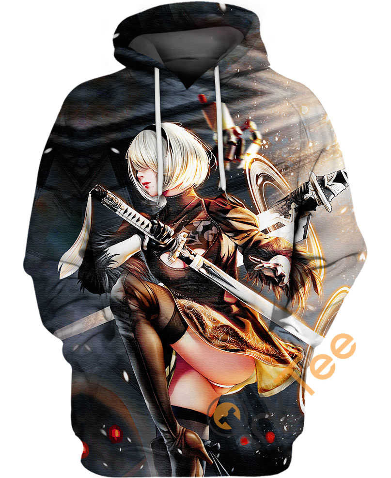 Nier: Automata No.2 Type B All Over Print 3D Hoodie