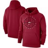 Nike Cardinal Arkansas Razorbacks Basketball Icon Club Fleece Pullover Hoodie Ideal For Razorbacks Fans