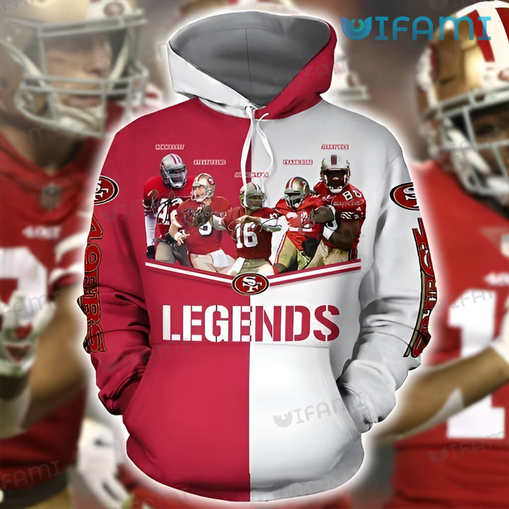 Niners Legends Signature Hoodie 3D Printed 3D San Francisco 49ers Gift