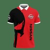 Nissan Ttt-Va Polo Shirt Ver 1 in Red: Personalized and Stylish Athletic Wear