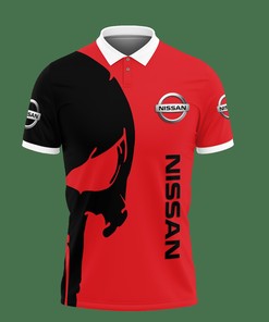 Nissan Ttt-Va Polo Shirt Ver 1 in Red: Personalized and Stylish Athletic Wear