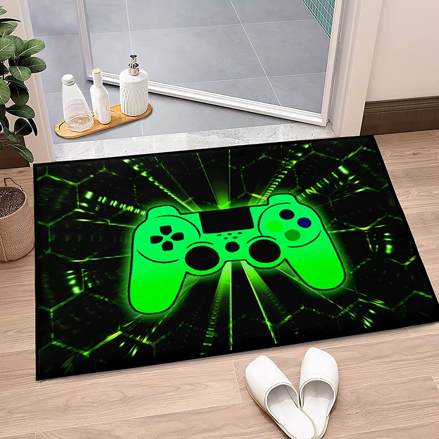 Non-Slip 3D Printed Game Consoles Carpet for Large Game Area Rugs: Floor Rugs for Boys Bedroom Decoration - Image 2