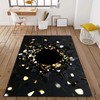 Non-Slip Black White Vortex Area Rug - 3D Visual Rug Carpet - Anti-SkidRug for Room Decoration