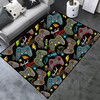 Non-Slip Crystal Floor Carpet with Game Controller Design for Boys Gifts and Home Decor: Gaming Rug for Bedroom