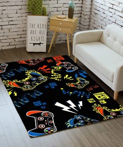 Non-Slip Crystal Floor T-Shirt, Hoodie, Sweatshirt: 3D Gamer Carpet Decor Large Game Area Rugs for Boys Game