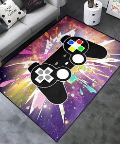 Non-Slip Floor Polyester Mat T-Shirt, Hoodie, Sweatshirt: Gamer Area Rugs for Kids Bedroom Gaming Living Room Mat