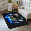 Non-Slip Floor Polyester Mat T-Shirt, Hoodie, Sweatshirt: Large Carpet Kids Gamer 3D Printed Controller Decor