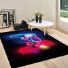 Non-Slip Game Controller Rug with Crystal Bottom for Playroom or Living Room
