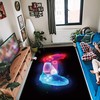 Non-Slip Gamer Area Rug - Large Game Controller Design for Boy's Room Decor, Ideal for Game Room, Bedroom