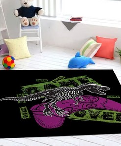 Non-Slip Gamer Area Rug - Truck, Racing & Sports Game Themed Large Rug for Boy's Bedroom - 3'x5'