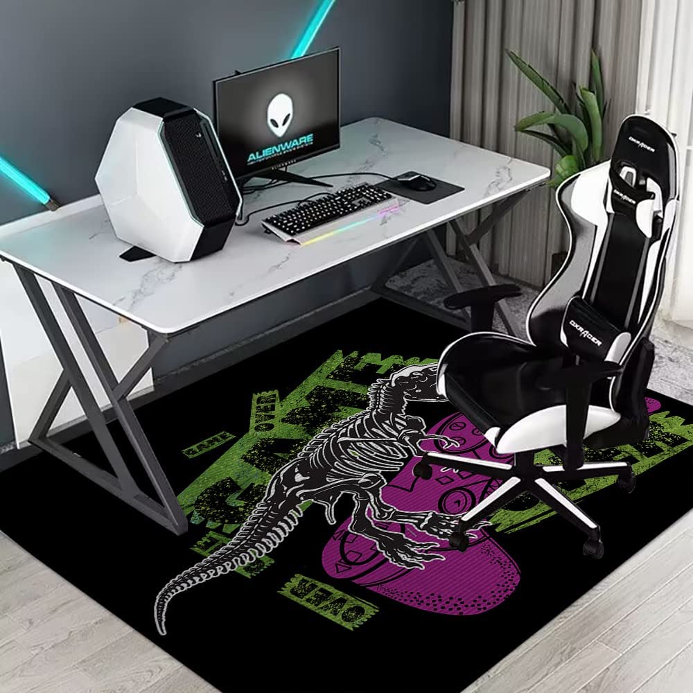 Non-Slip Gamer Area Rug - Truck, Racing & Sports Game Themed Large Rug for Boy's Bedroom - 3'x5' - Image 3