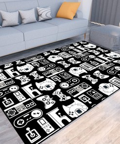 Non-Slip Gamer Carpet T-Shirt, Hoodie, Sweatshirt: Large Video Game Area Rugs 3D Gaming Rug for Boys
