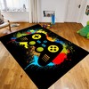 Non-Slip Gaming Rug Boys Rugs Doormats Gamer Carpets, Game Controller Gamepad Pattern Modern Area Rugs