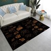 Non-Slip Outdoor Polyester Mats for Teens: Video Game Floor Rugs with Black and Blue Carpet