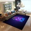 Non-Slip Soft Area Rug for Boys Kids, Colorful Gaming Carpet for Living Room with Large Game Room Rug