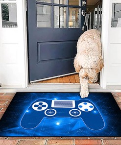 Non-Slip Universe Galaxy Floor Mat for Large Game Rugs in Kids' Bedroom: Comfortable Game Area Rugs