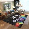 Non-slip Crystal Floor Polyester Gamer Decor T-Shirt, Hoodie, and Sweatshirt Gamer Rugs for Boys, Large Area Rugs for Living Room and Game Room Decor