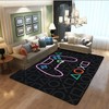 Non-slip Crystal Floor T-Shirt, Hoodie, and Sweatshirt Game Rugs for Large Game Room, Large Area Rugs for Living Room and Bedroom Decor