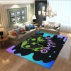 Non-slip T-Shirt, Hoodie, and Sweatshirt Gamer Doormat Rugs with Gamepad Living Room Mat, Large Area Rugs for Boys' Bedroom