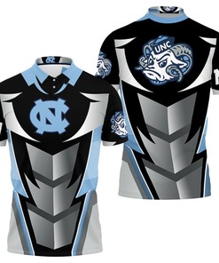 North Carolina Tar Heels Football Team 3D All Over Print Polo Shirt - Breathable Fabric Athleisure Shirt