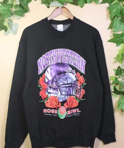 Northwestern Rose Bowl 1996 Crewneck: T-Shirt, Sweatshirt, Pullover Hoodie Full Color, Full Size Gift For Ncaa Fans