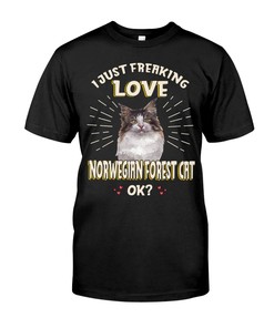 Norwegian Forest Cat Fanatics Unite Comfy T, Classic Hoodie And Sweatshirt
